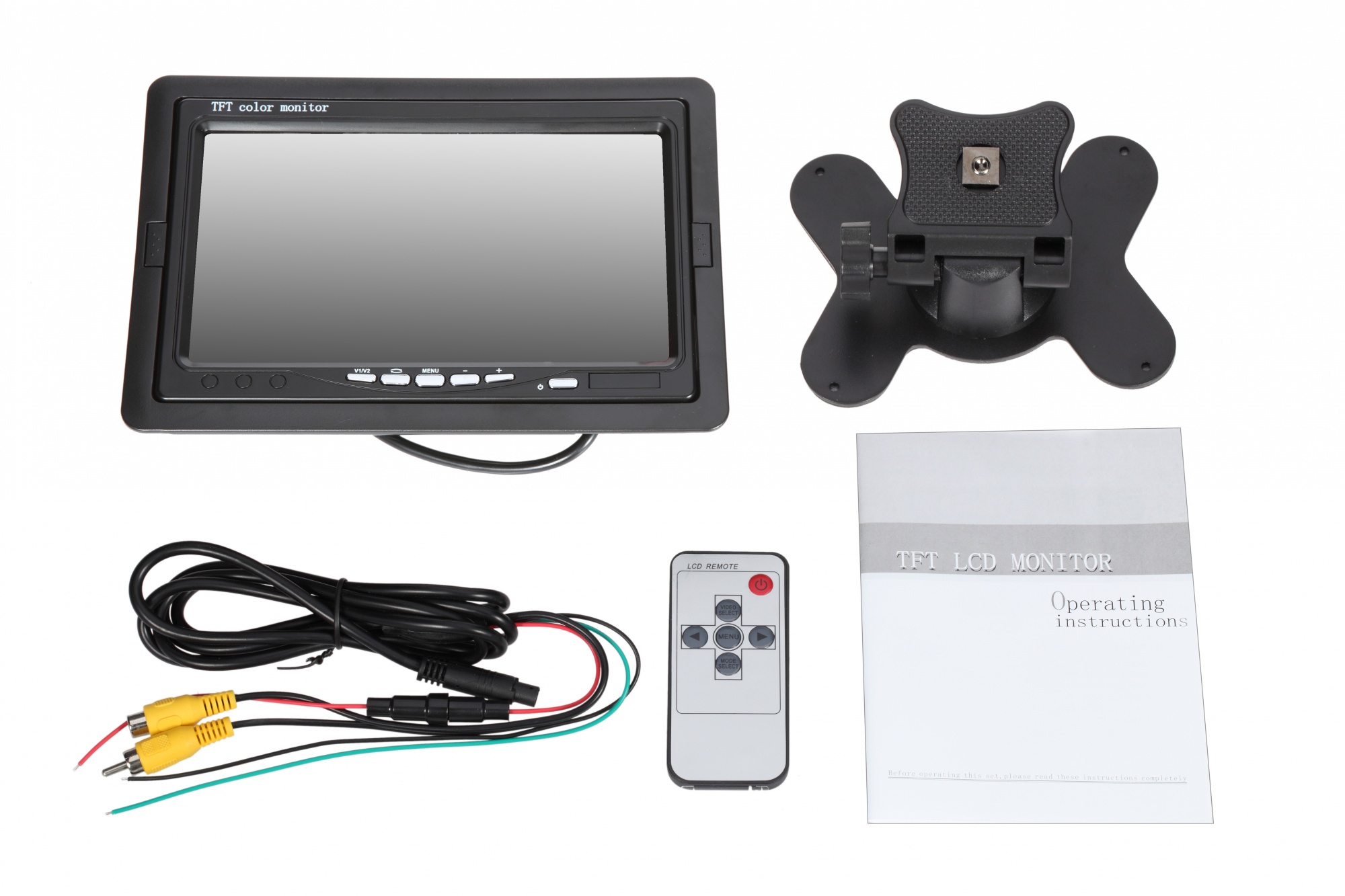  7 inch on dash monitor with guard line optional