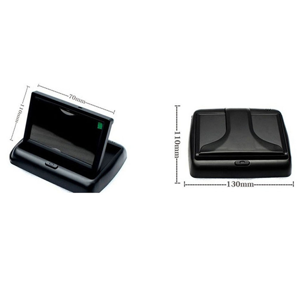 4.3 inch on dash monitor foldable