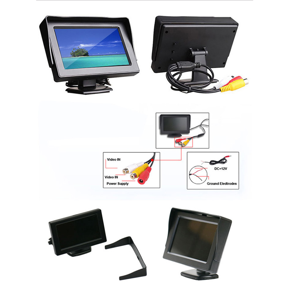 4.3 inch on dash LCD Monitor