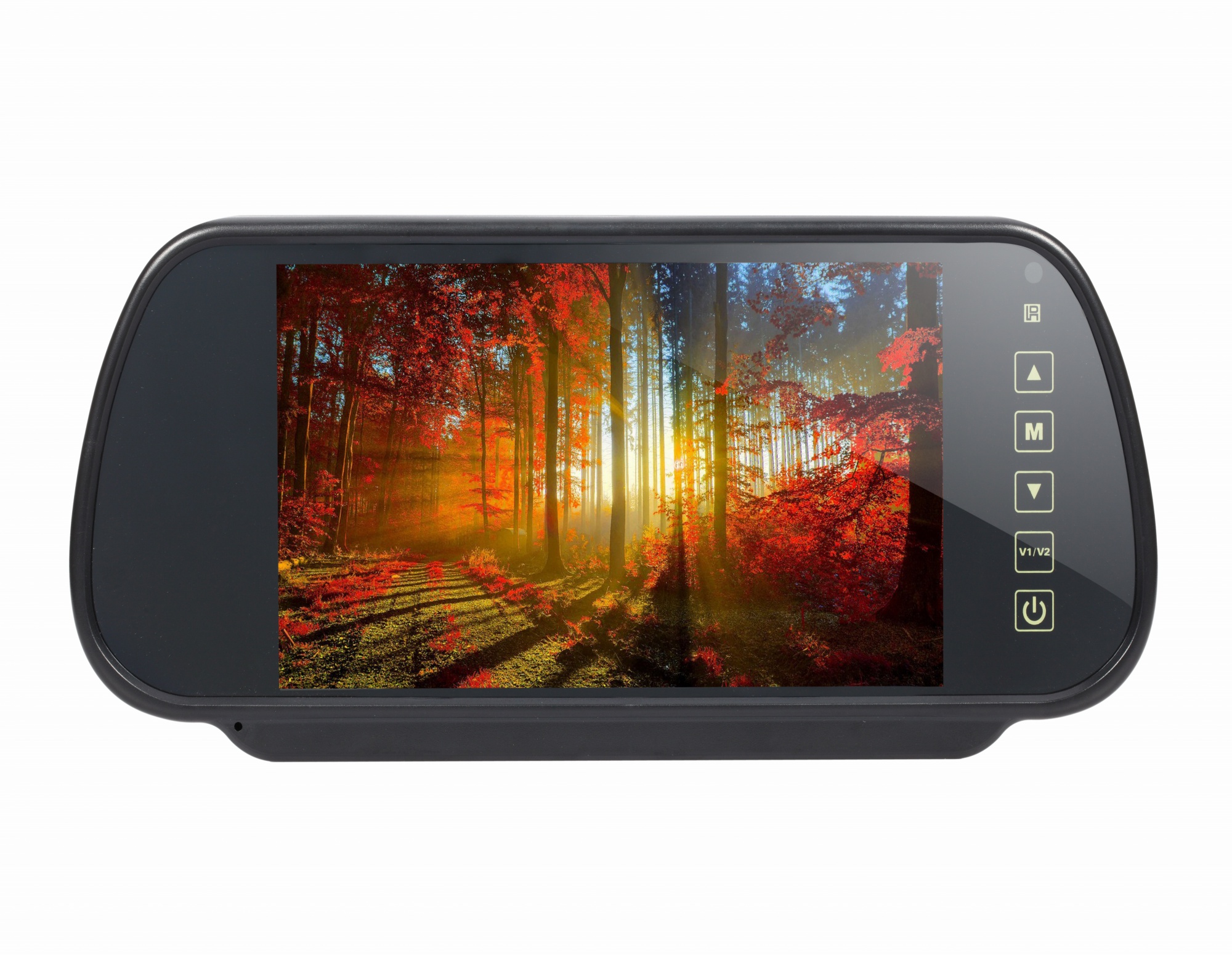 7 inch mirror monitor with guard line optional