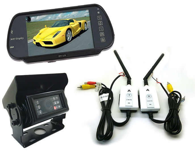 Long range wireless tranmsitter receiver for truck