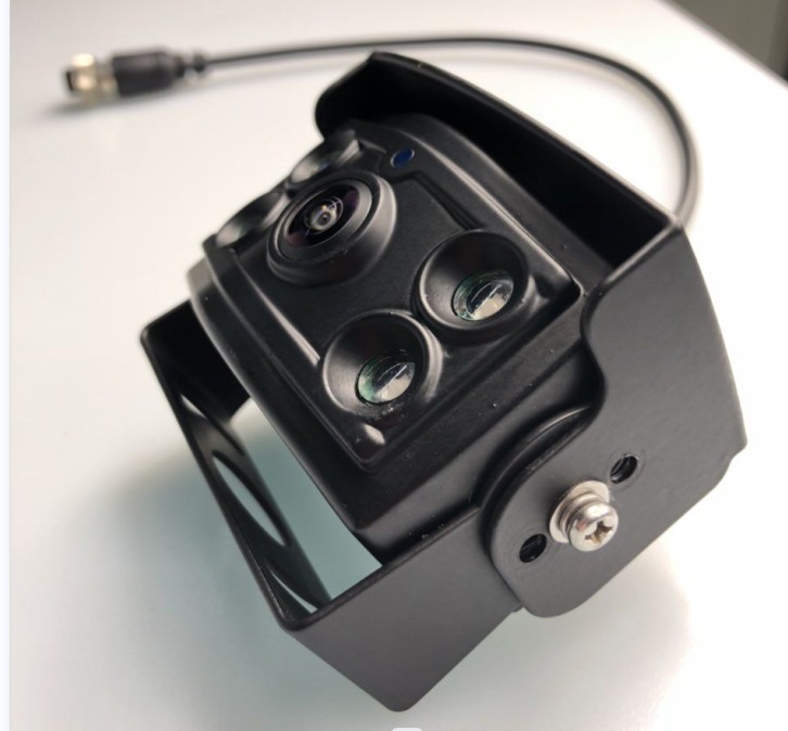 Truck camera with 165 degree view angle