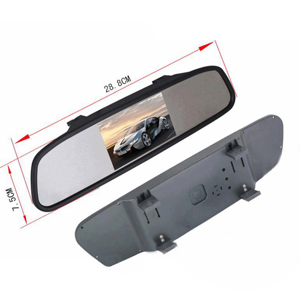 4.3 inch rear view mirror system