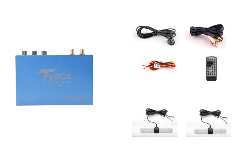 Car DVB-T2 H265 1080P HDMI PVR
