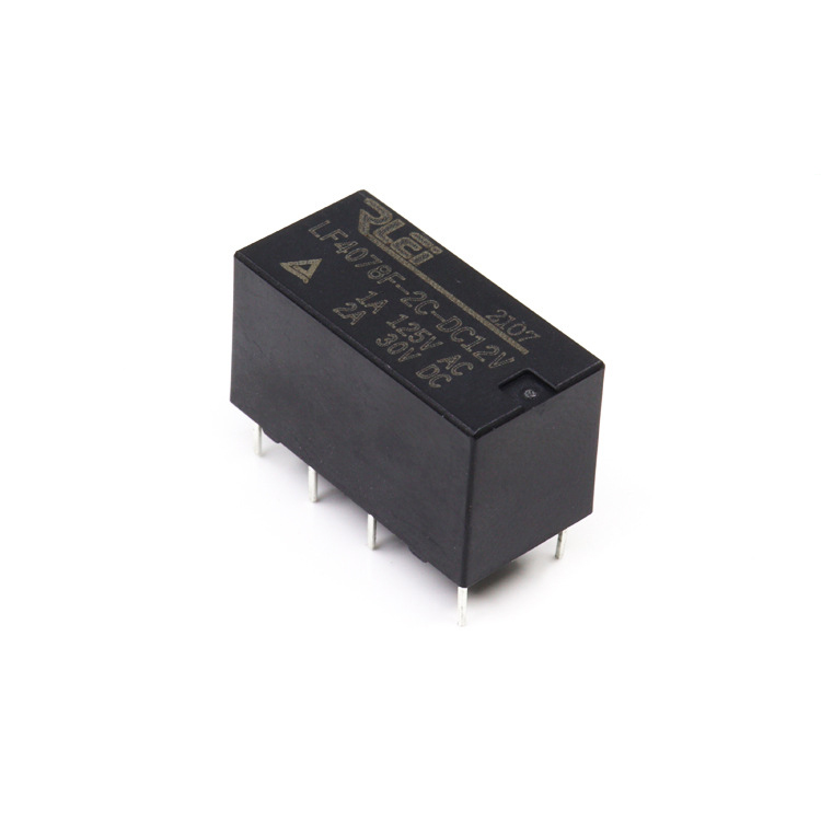 8-pin 2A signal relay, double-pole double-throw, HK19F, HF27F, LF4078F