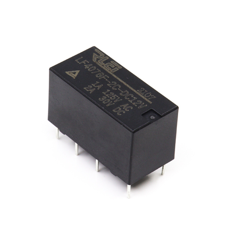 8-pin 2A signal relay, double-pole double-throw, HK19F, HF27F, LF4078F