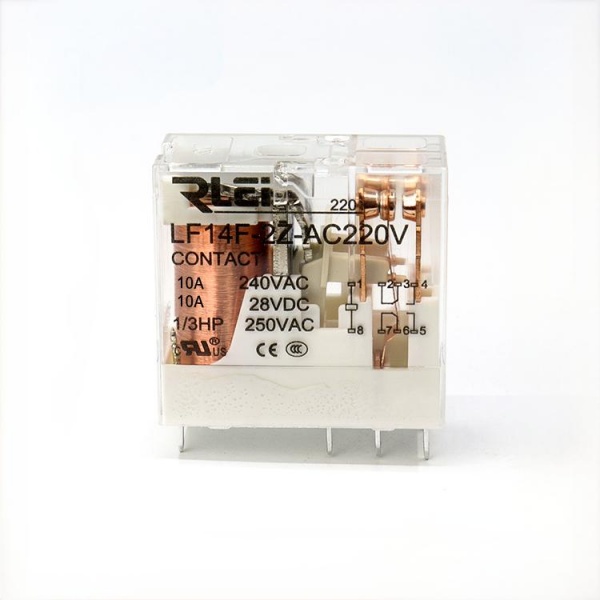 PCB Relay LF14F-2Z （ROC） AC220V 10A 240VAC 28VDC