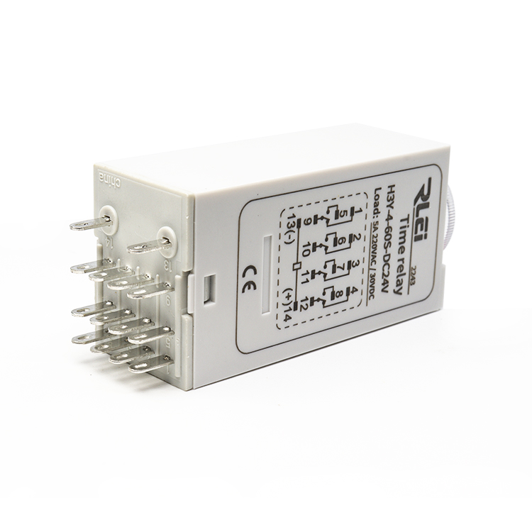 Time Relay H3Y-4-60S-DC24V （ROC） 5A 220VAC 30VDC