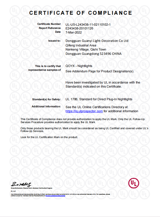 E243438-20101126-CertificateofCompliance