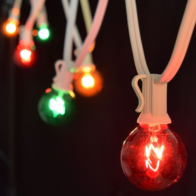 G40 25FT Multicolor Globe Sting Lights