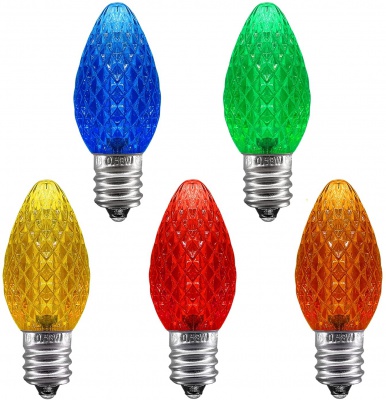 C7 LED Bulbs Multicolor