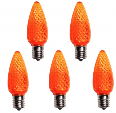 C9 LED Bulbs Orange