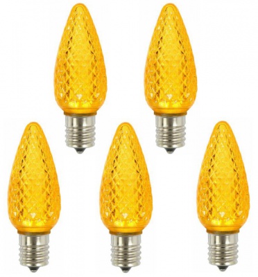 C9 LED Bulbs Yellow