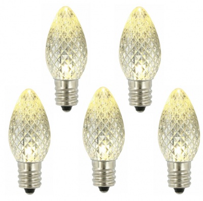 C7 LED Bulbs Warm White