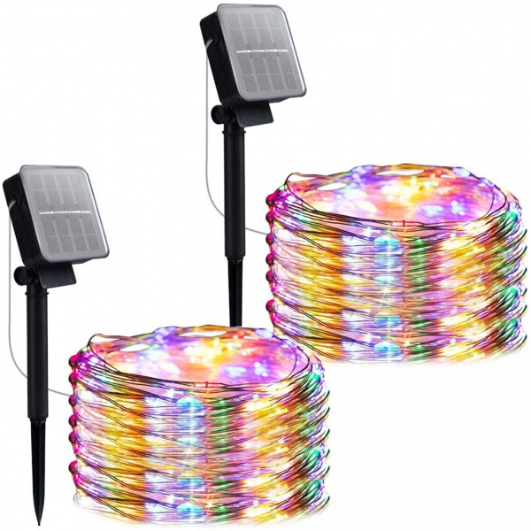 33 Feet 100 Led Solar Fairy Lights 