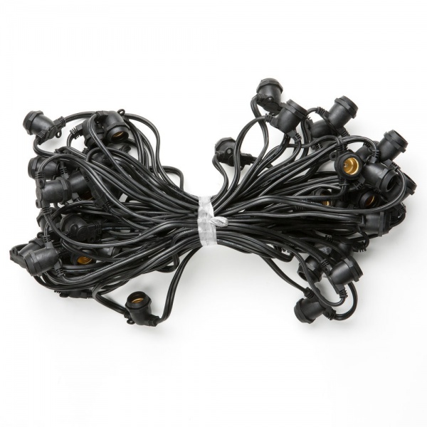 50 Foot 40 Socket C9 Commercial Grade Light Strings