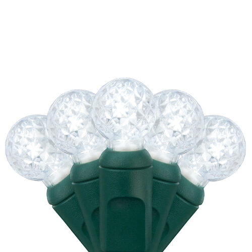 G12 Cool White LED Christmas Lights
