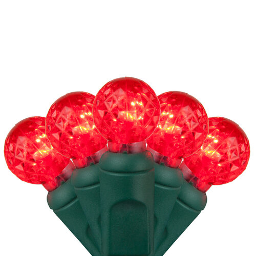 G12 Red LED Christmas Lights