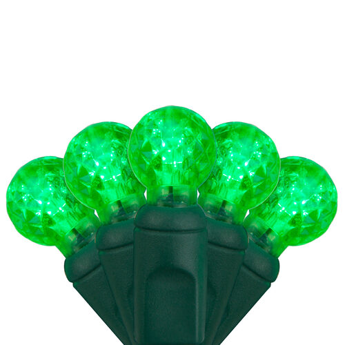 G12 Green LED Christmas Lights