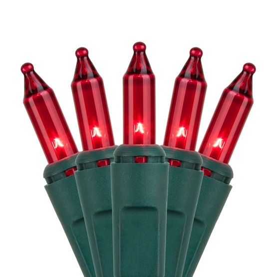 Red Christmas Mini Lights