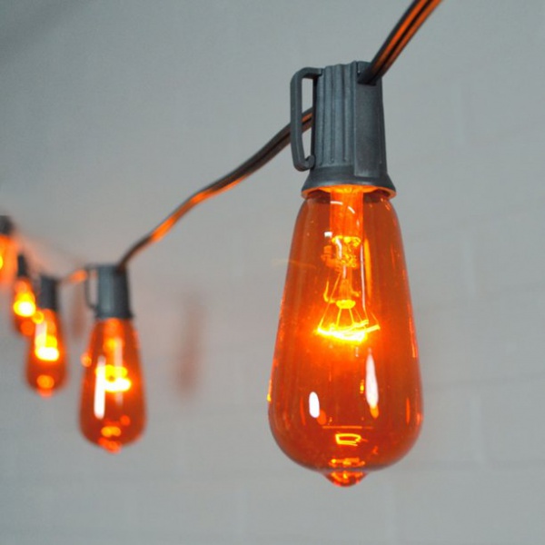 ST40 Orange Halloween String Lights
