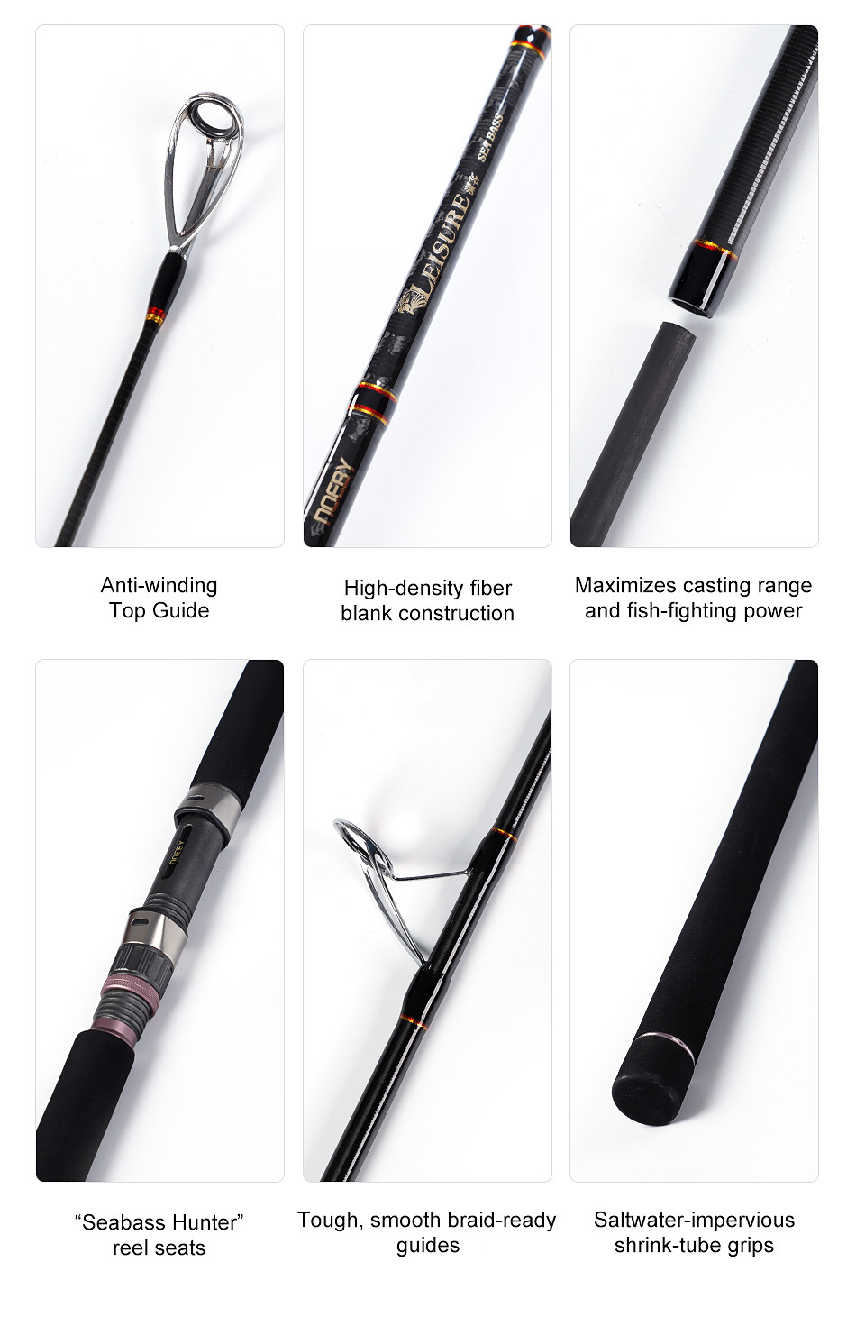 ロッド NOEBY LEISURE SEA BASS Leisure K5 Seabass Shore Casting Jigging Rod,NOEBY