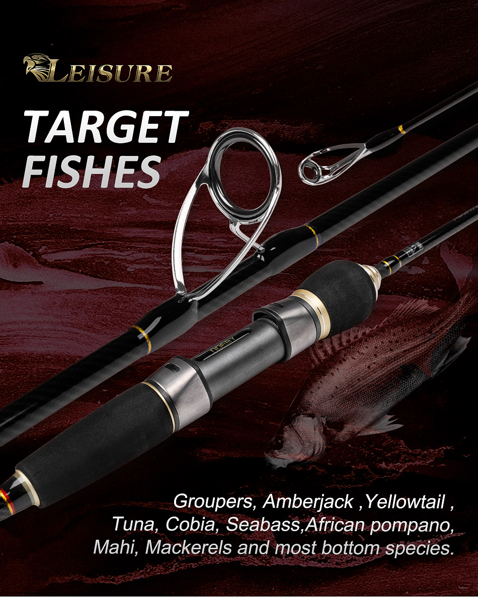 Leisure Full Solid Slow Jigging Rod,NOEBY