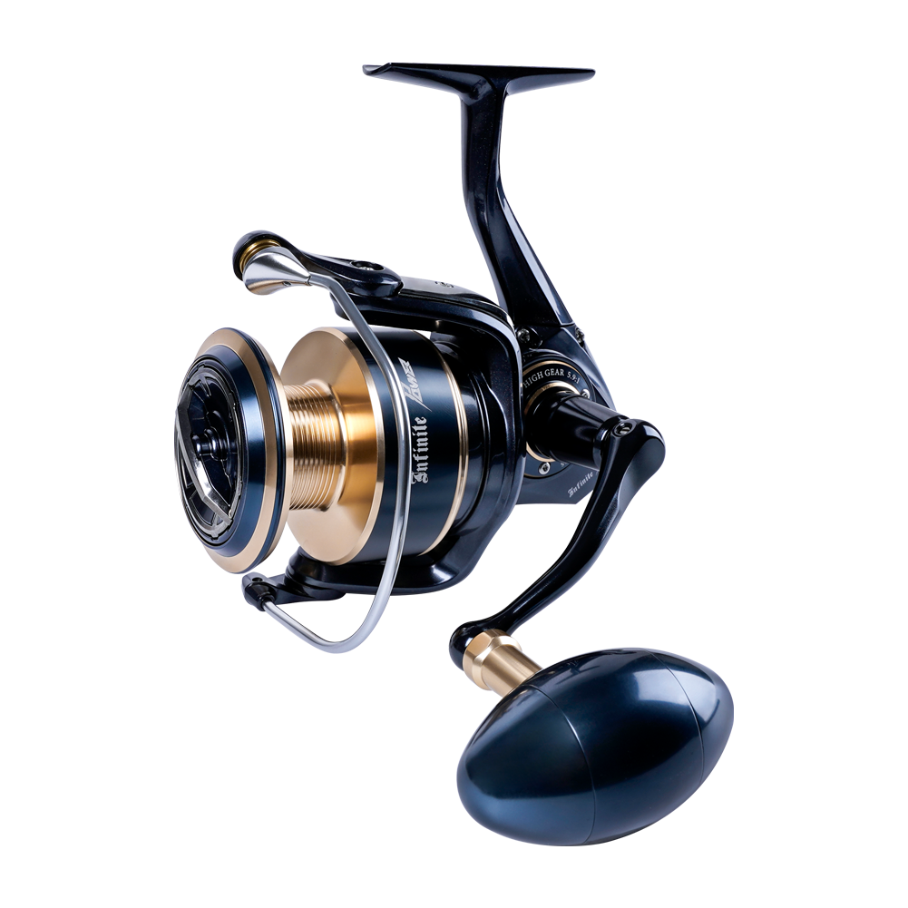 10000H インフィニットパワー NOEBY Noeby-Aluminum Spinning Fishing Reel, Zinc Alloy Gear, Sea Spool