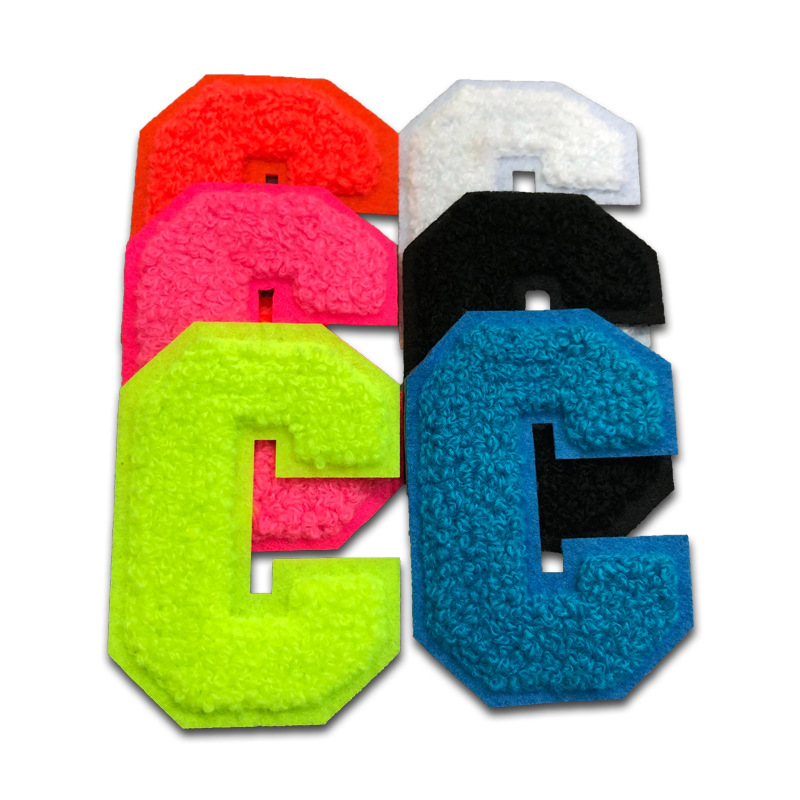 chenille letter C