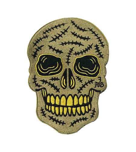 Ghost embroidery patch