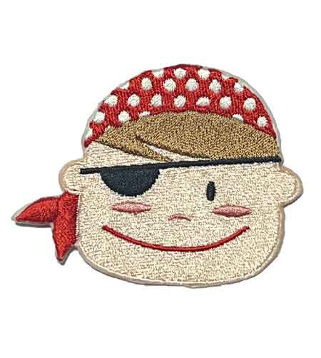Pirate embroidery patches