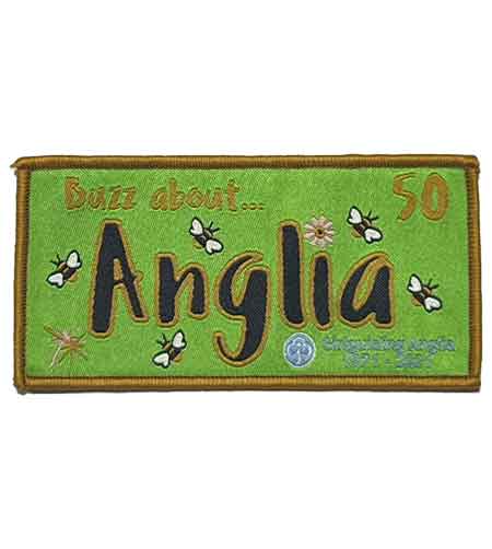 Anglia woven patch