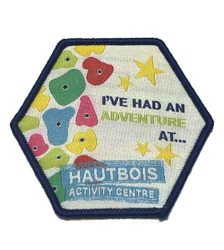 Woven patch for kids