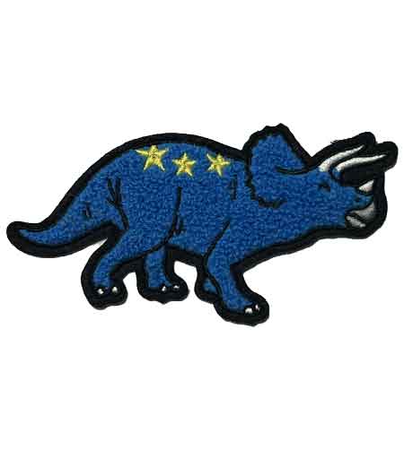 Dinosaur chenille patch