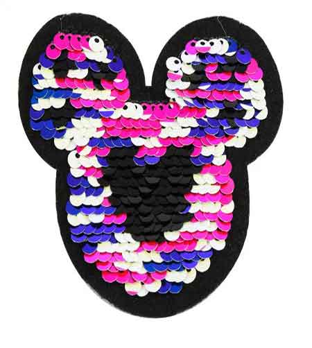cartoon sequin patch