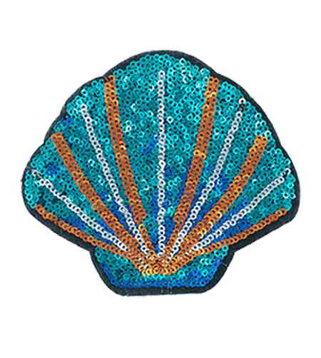 scallop sequin patches