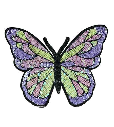 2mm butterfly sequin patches
