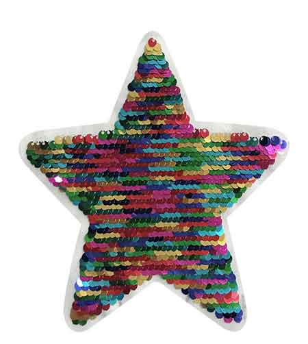 Star sequin patches