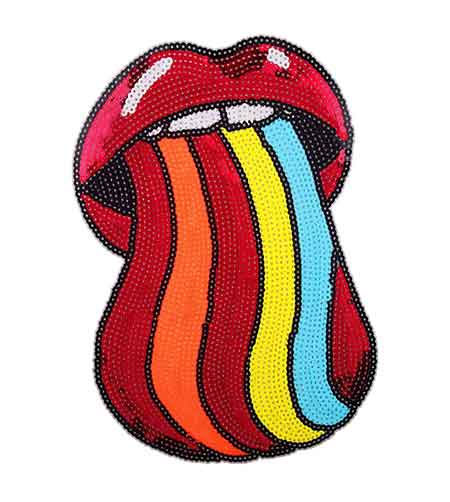 High quality sequins patch