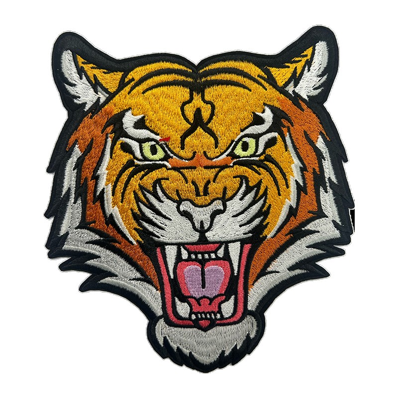 Tiger embroidery patch
