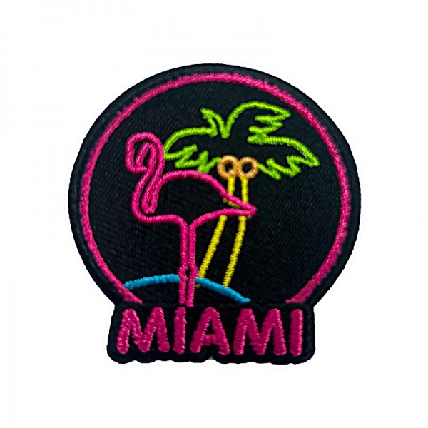 Miami embroidery patches