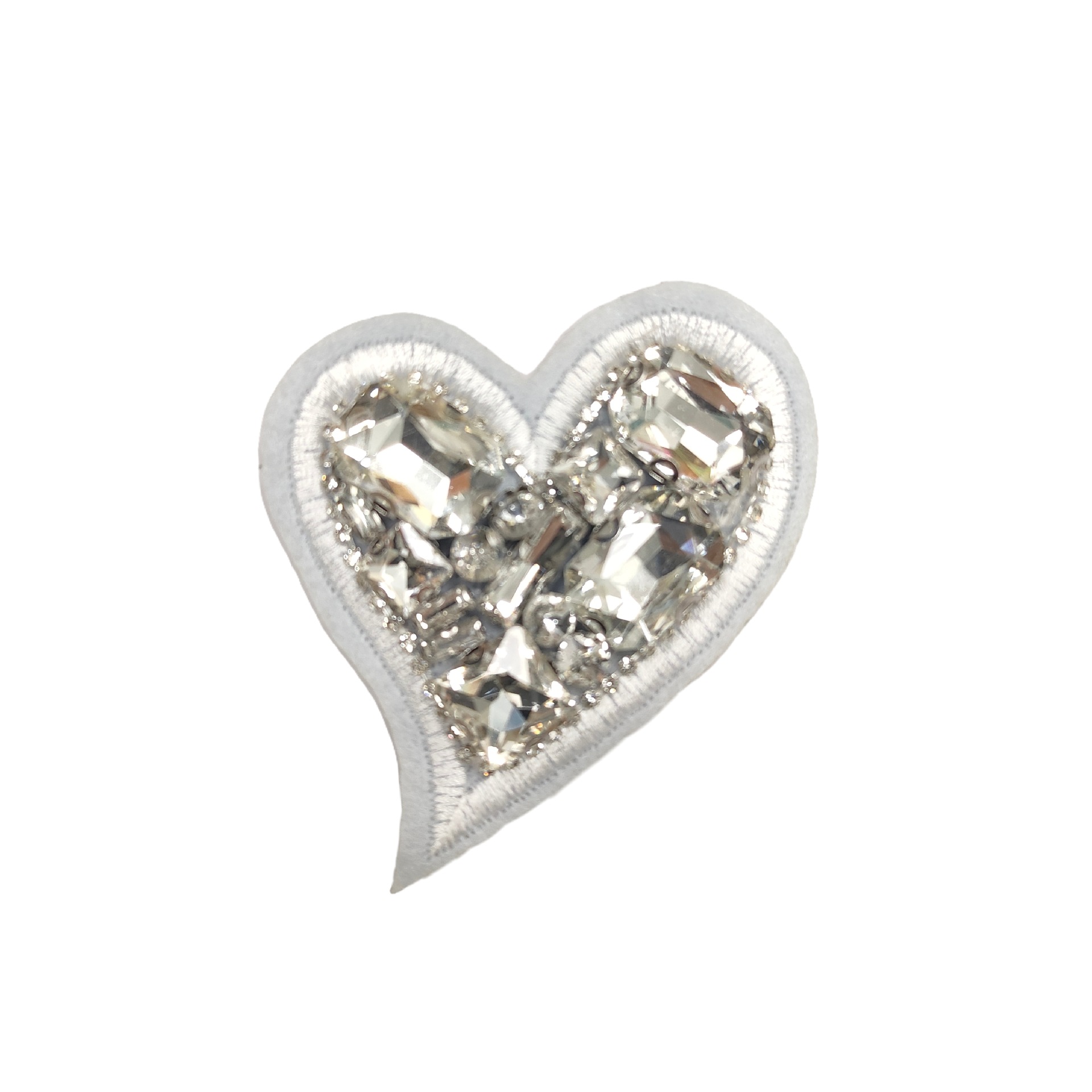 diamond handmade beaded cloth patch