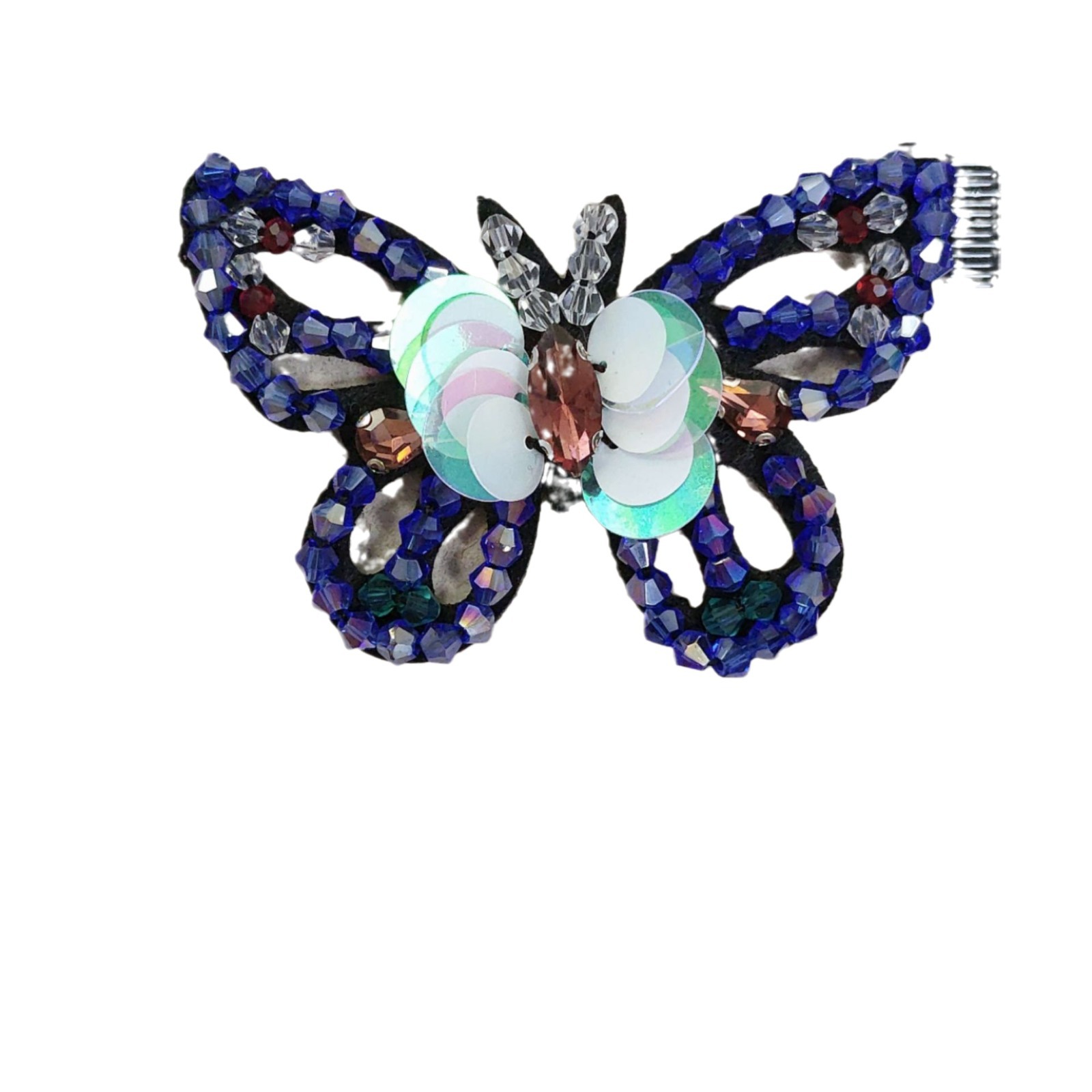 Crystal Butterfly Handmade Beaded Embroidery