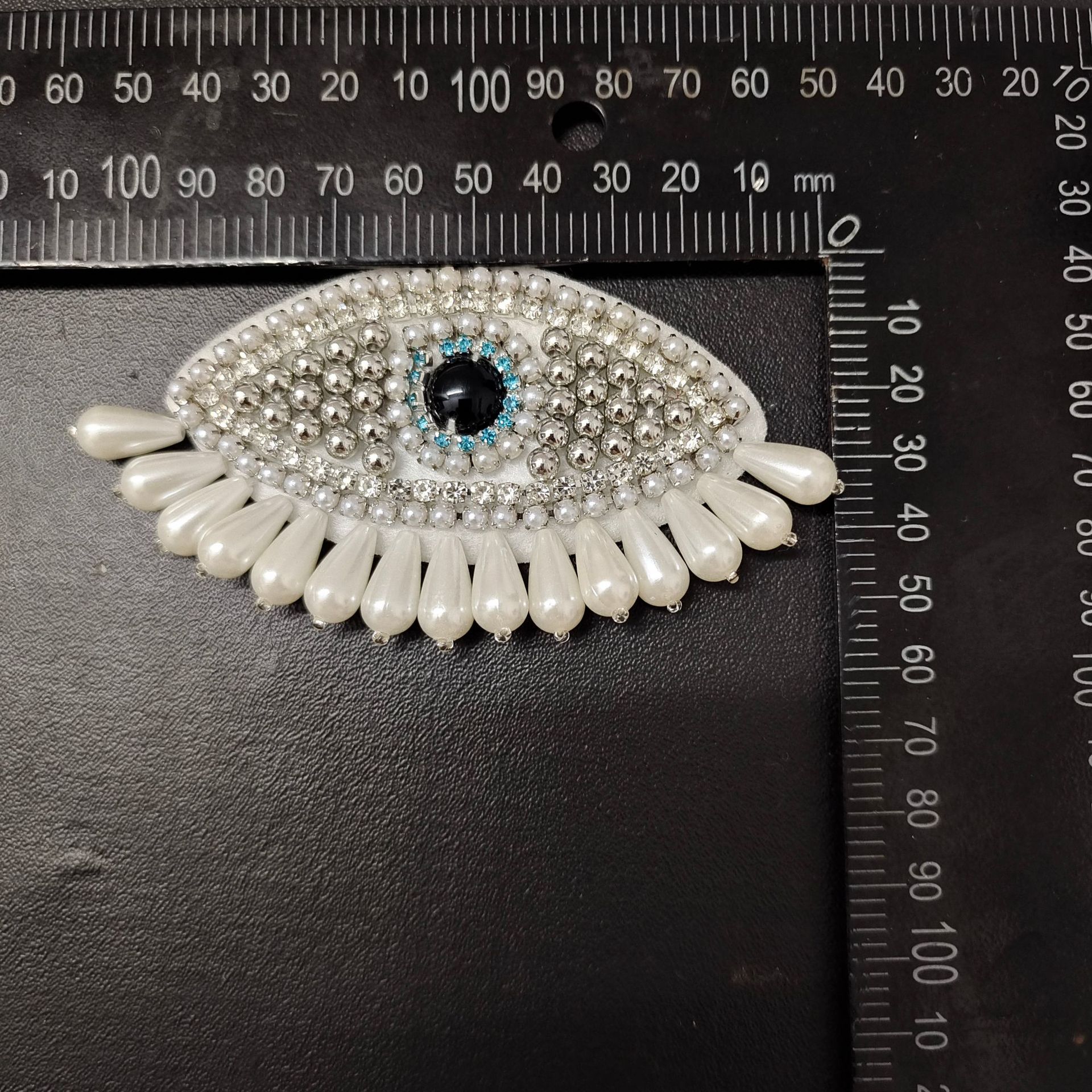 Retro Handmade Beaded Eye Patch