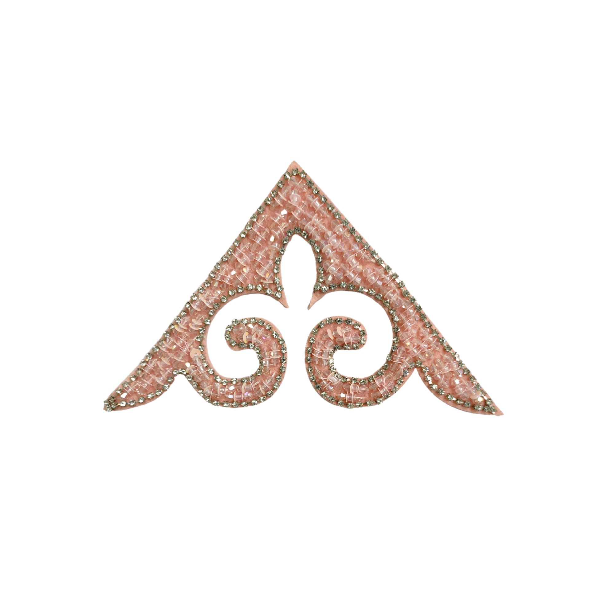 Special-Shaped Tree Hand-Beaded Cloth Patch