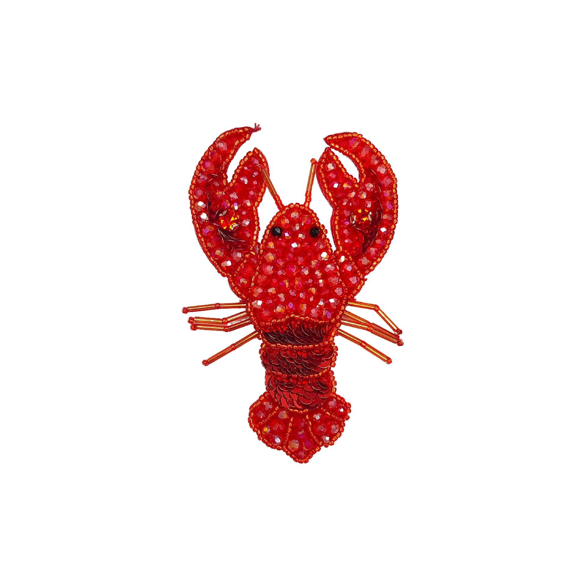 Cute Cherry Lobster Cartoon Pattern Cloth Patch