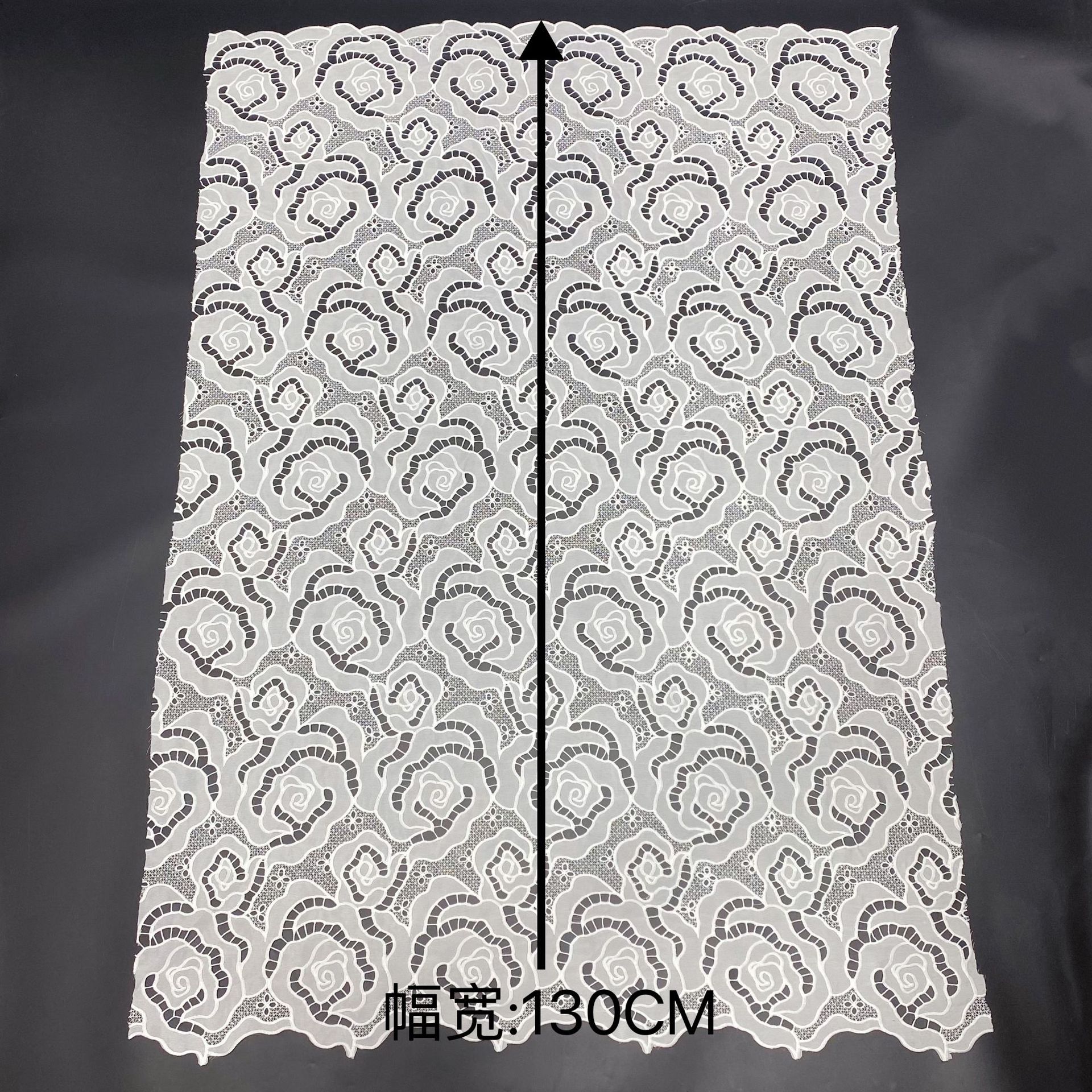 Milk Silk Laser Embroidery Fabric Chiffon Fabric