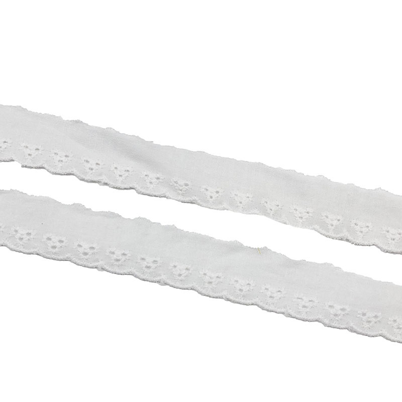 Five-Hole Water-Soluble Lace