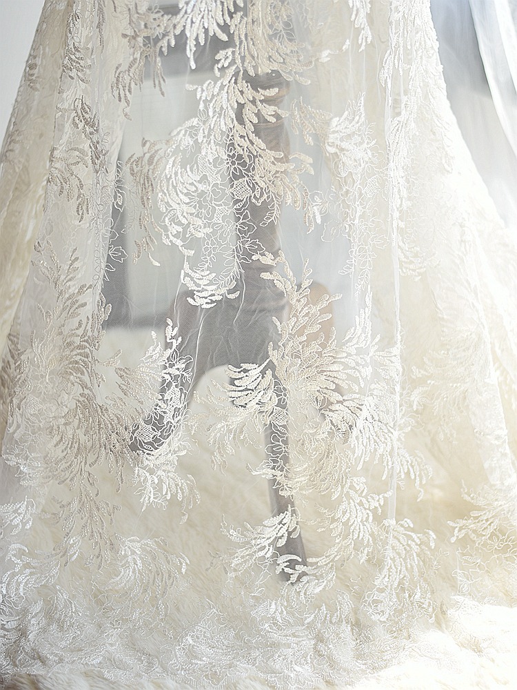 European Style Full Beaded Embroidered Lace Fabric