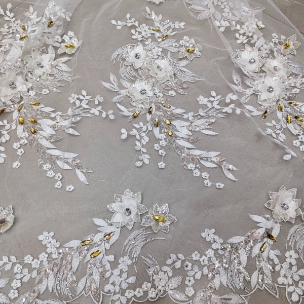 3D Embroidery DIY Clothing Accessories Embroidery Lace